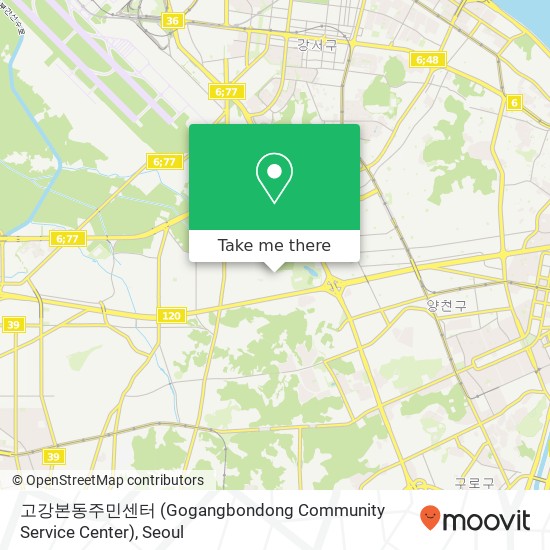 고강본동주민센터 (Gogangbondong Community Service Center) map