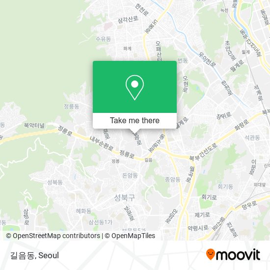 길음동 map