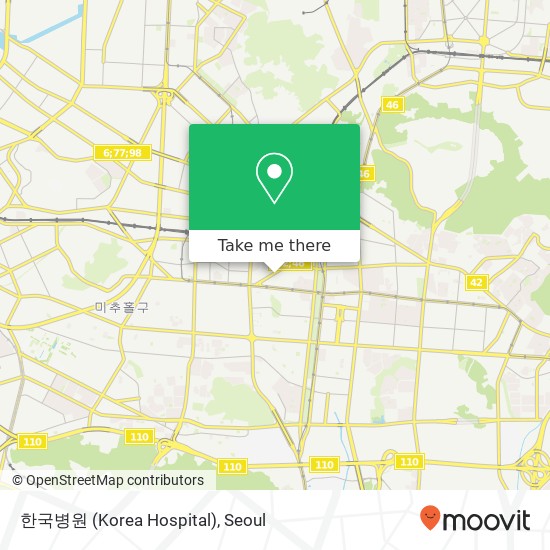 한국병원 (Korea Hospital) map