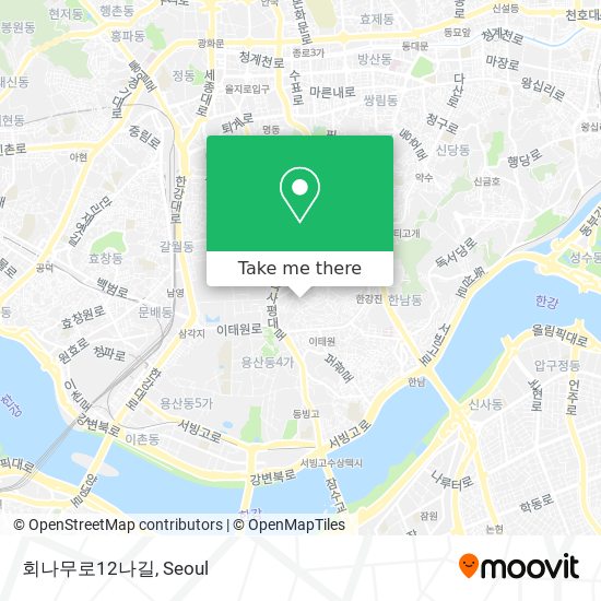 회나무로12나길 map