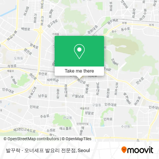 발꾸락 - 오너셰프 발요리 전문점 map