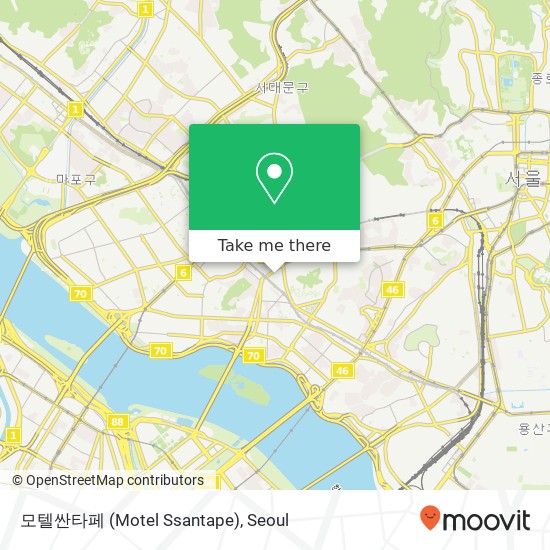 모텔싼타페 (Motel Ssantape) map