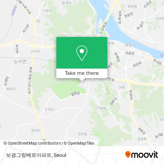 보광그랑베르아파트 map