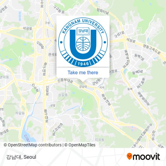 강남대 map