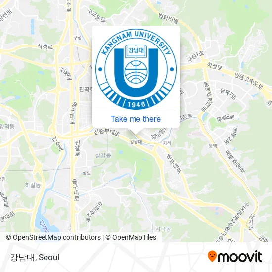 강남대 map
