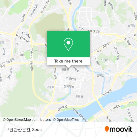 보원탄산온천 map