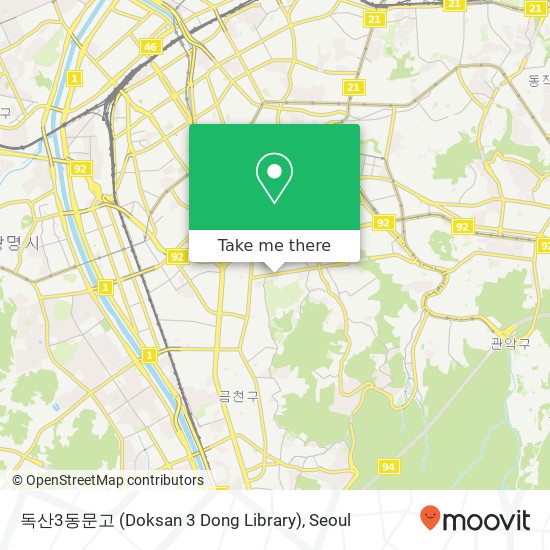 독산3동문고 (Doksan 3 Dong Library) map