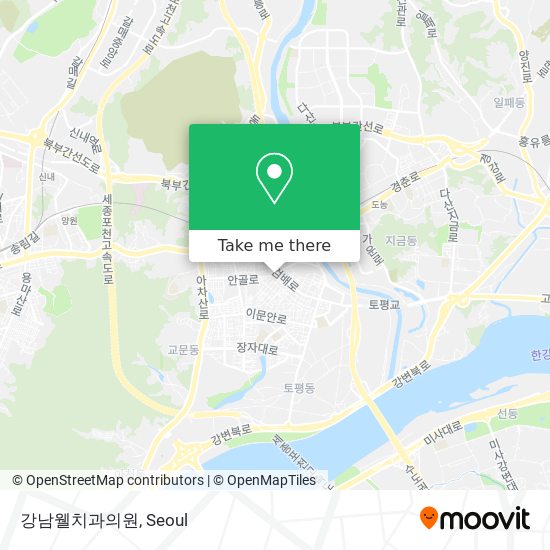 강남웰치과의원 map