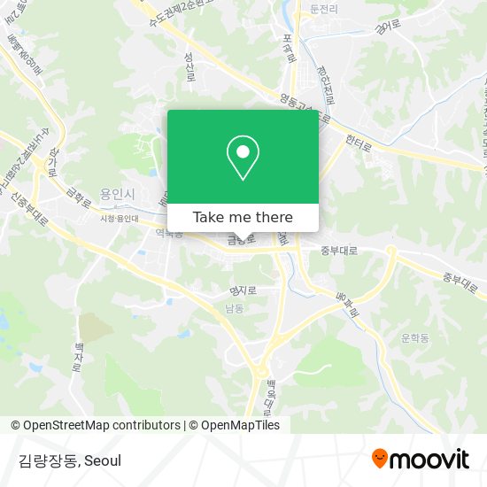 김량장동 map