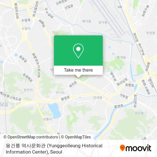 융건릉 역사문화관 (Yunggeolleung Historical Information Center) map