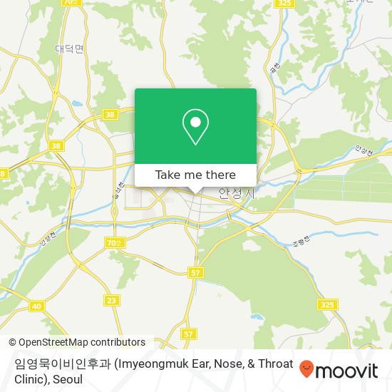 임영묵이비인후과 (Imyeongmuk Ear, Nose, & Throat Clinic) map