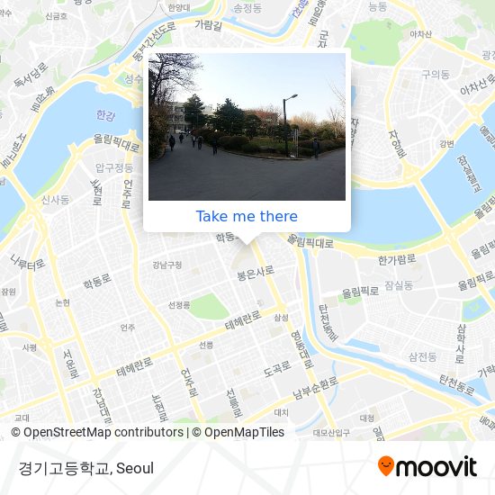 경기고등학교 map