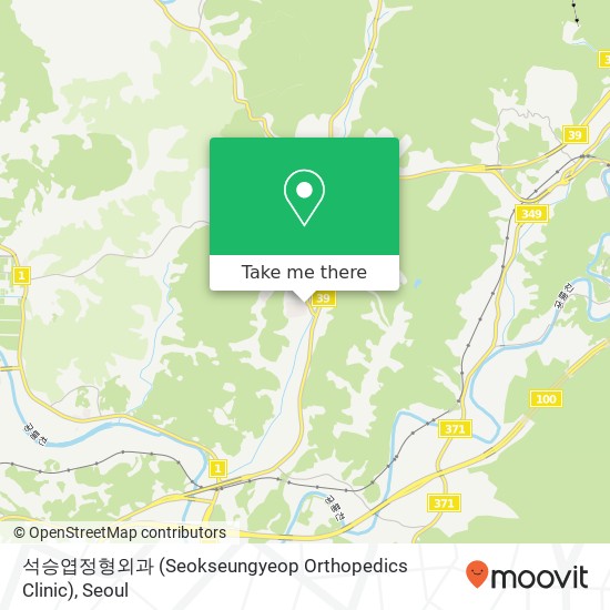 석승엽정형외과 (Seokseungyeop Orthopedics Clinic) map