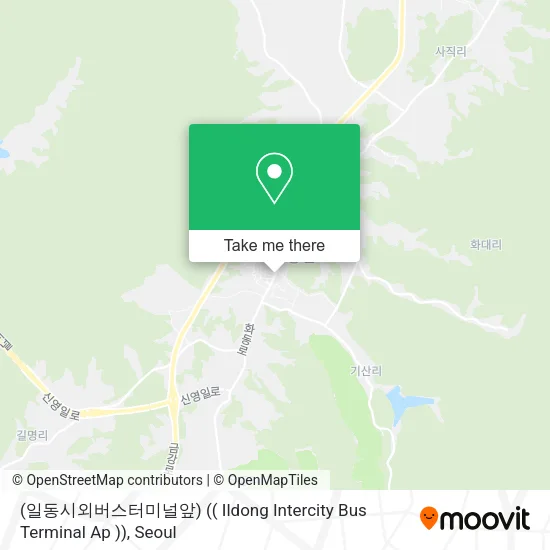 (일동시외버스터미널앞) (( Ildong Intercity Bus Terminal Ap )) map