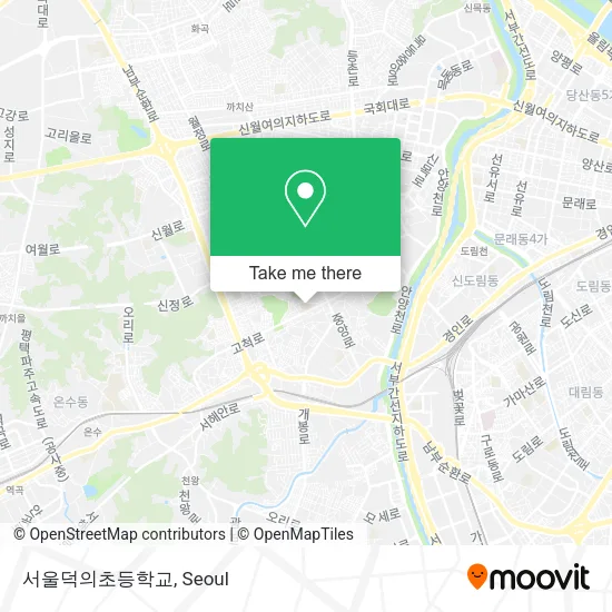 서울덕의초등학교 map