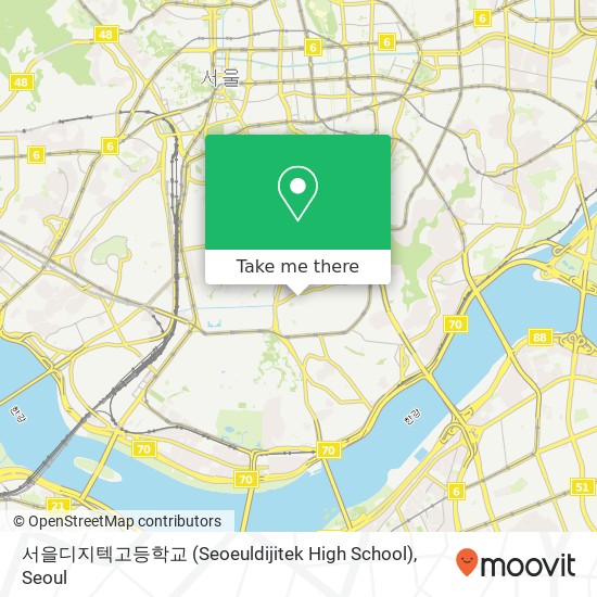서을디지텍고등학교 (Seoeuldijitek High School) map