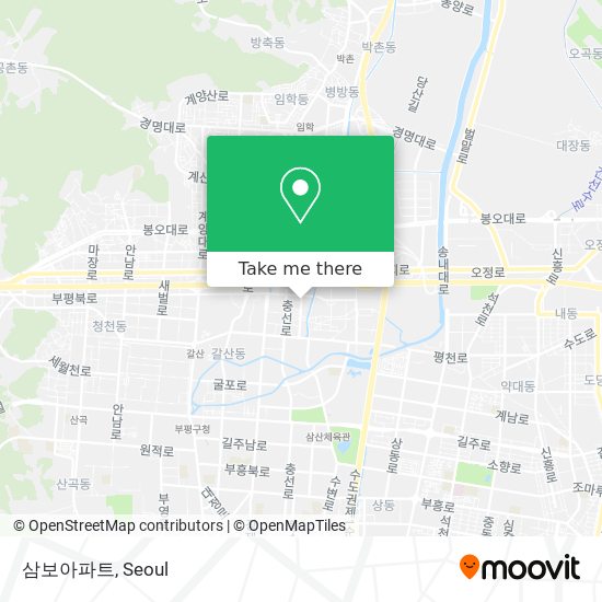 삼보아파트 map