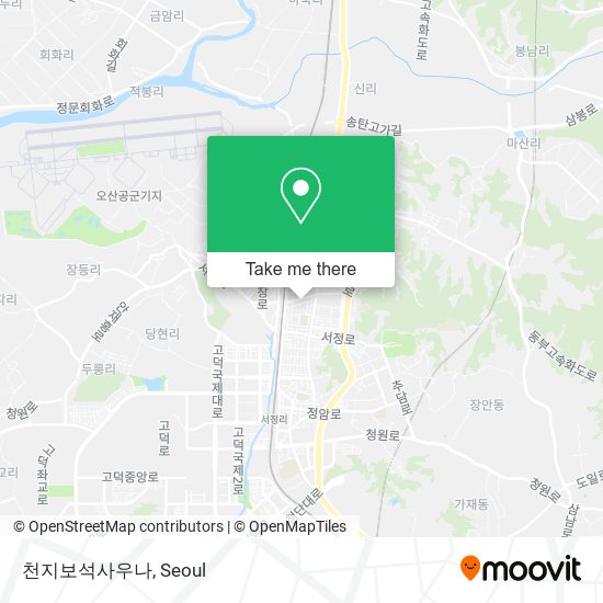 천지보석사우나 map