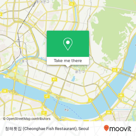 청해횟집 (Cheonghae Fish Restaurant) map