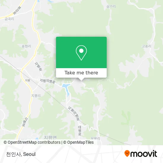 천인사 map