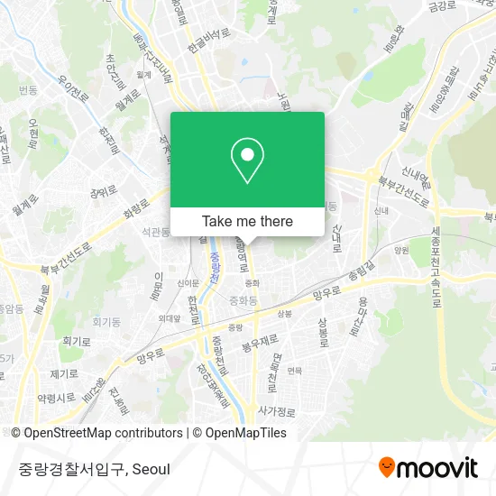중랑경찰서입구 map
