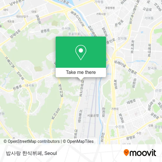 밥사랑 한식뷔페 map