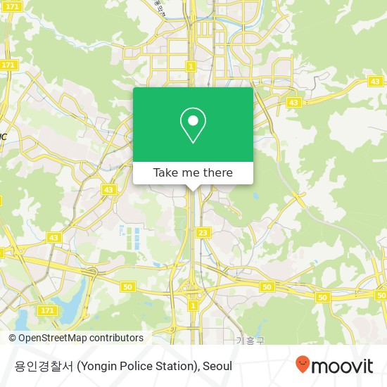 용인경찰서 (Yongin Police Station) map