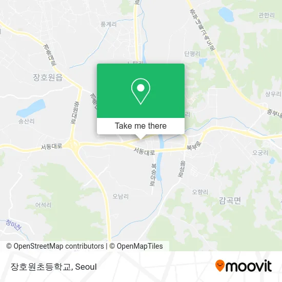 장호원초등학교 map