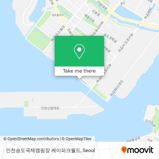 인천송도국제캠핑장 케이파크월드 map