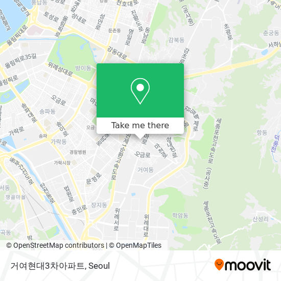 거여현대3차아파트 map