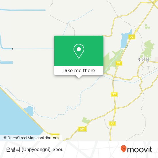 운평리 (Unpyeongni) map