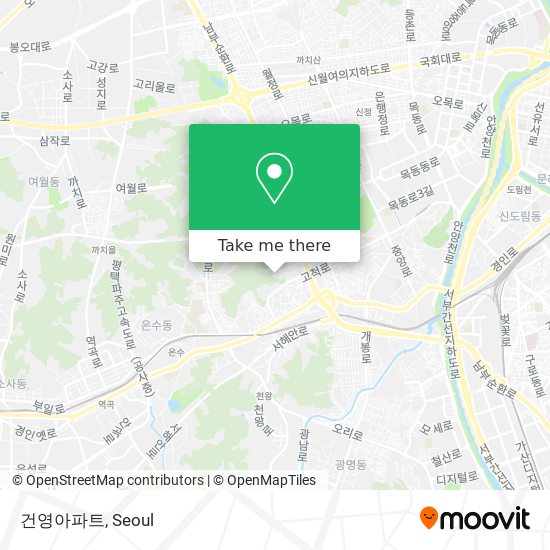 건영아파트 map