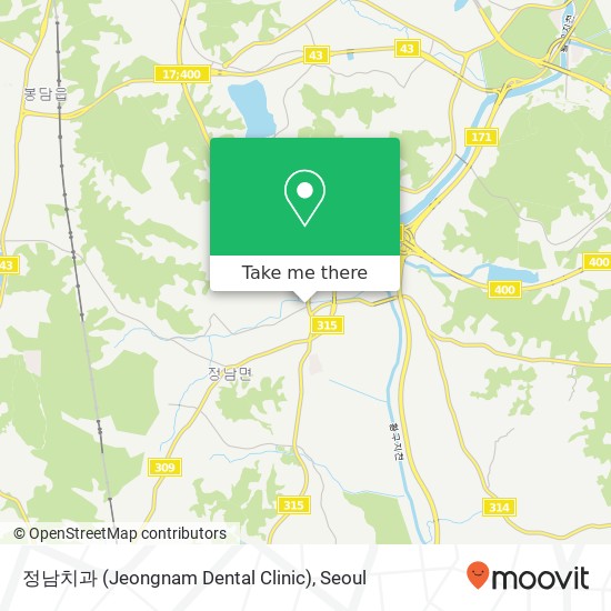 정남치과 (Jeongnam Dental Clinic) map