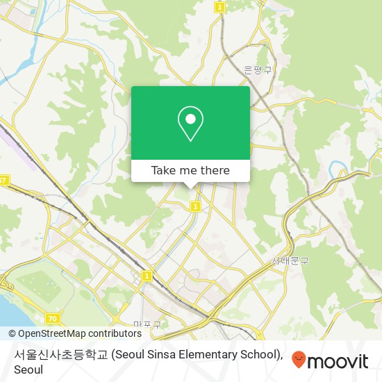 서울신사초등학교 (Seoul Sinsa Elementary School) map