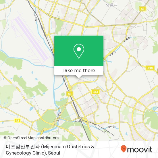 미즈맘산부인과 (Mijeumam Obstetrics & Gynecology Clinic) map
