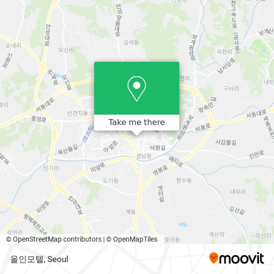 올인모텔 map