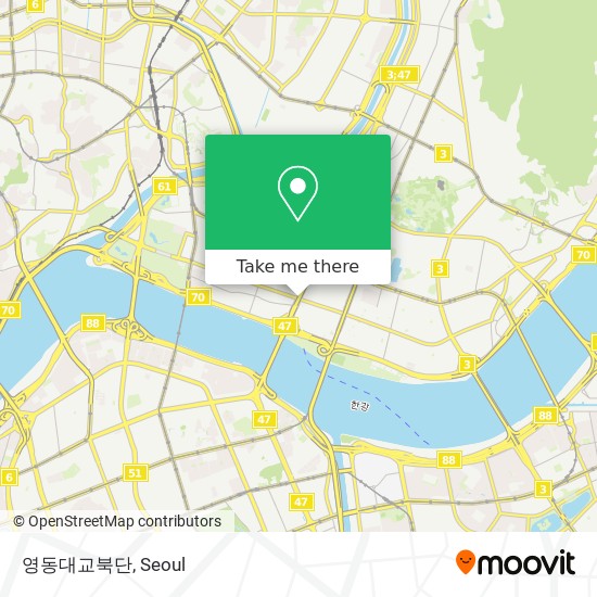 영동대교북단 map