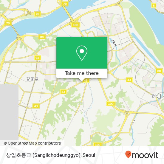 상일초등교 (Sangilchodeunggyo) map