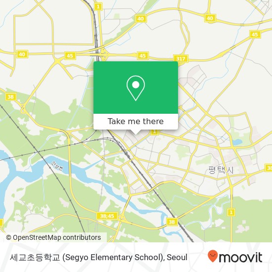 세교초등학교 (Segyo Elementary School) map