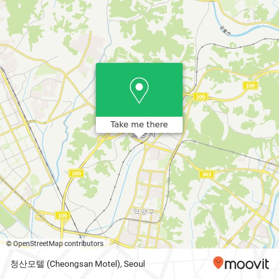 청산모텔 (Cheongsan Motel) map
