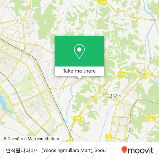 연식물나라마트 (Yeonsingmullara Mart) map