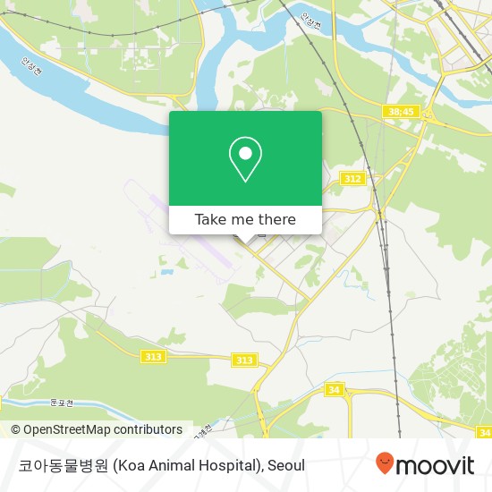 코아동물병원 (Koa Animal Hospital) map