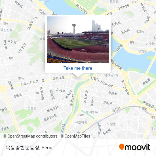 목동종합운동장 map