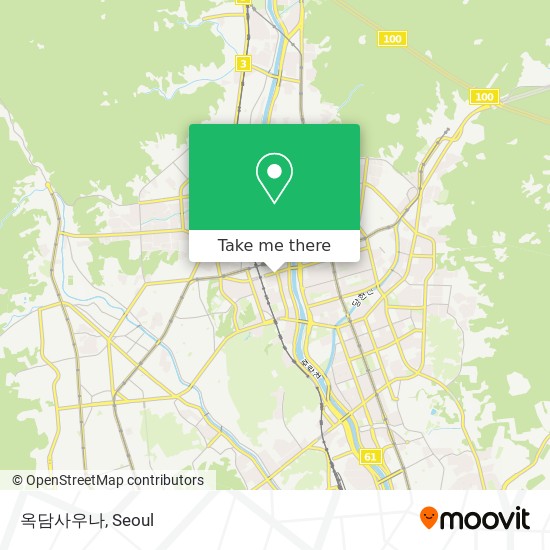 옥담사우나 map