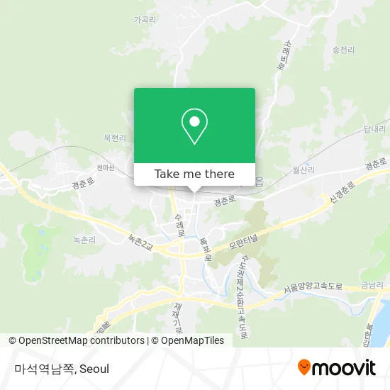마석역남쪽 map