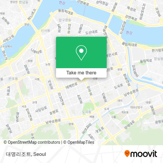 대명리조트 map