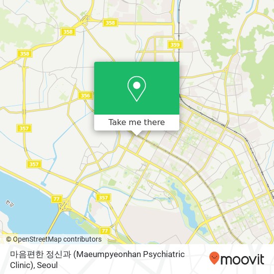마음편한 정신과 (Maeumpyeonhan Psychiatric Clinic) map