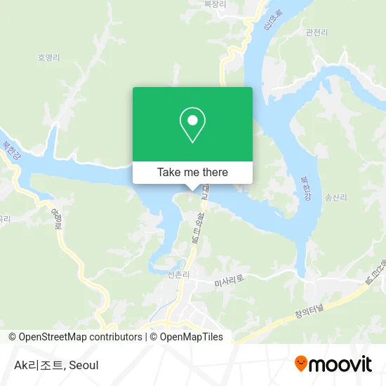 Ak리조트 map