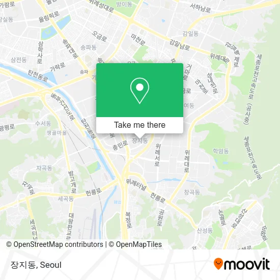 장지동 map