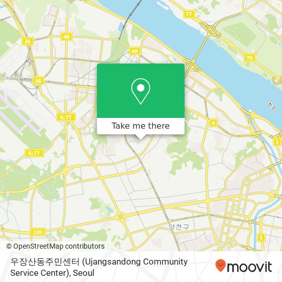 우장산동주민센터 (Ujangsandong Community Service Center) map